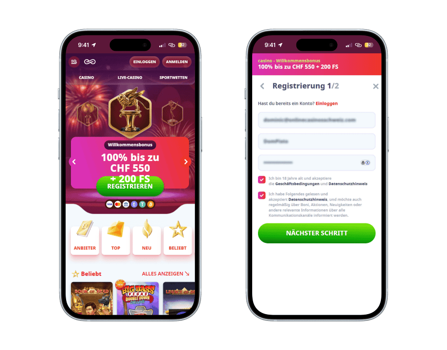 casino infinity screenshot 1